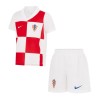 Original Trikotsatz Kroatien Heimtrikot EURO 2024 Für Kinder